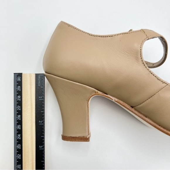 Capezio 653 Women's Manhattan Character Caramel Tan Dance Shoes Heels Size 5 NEW - Picture 13 of 13